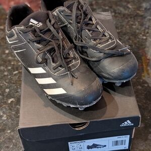 Adidas Kids Black Soccer Shoes